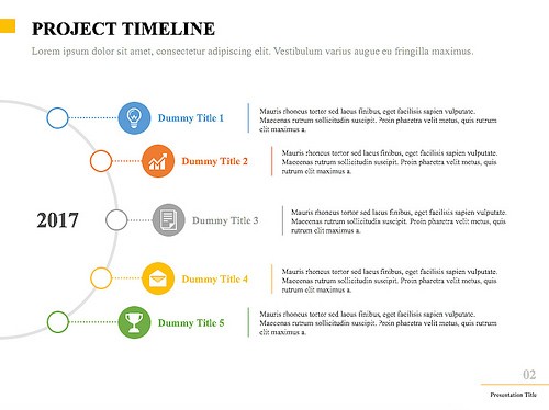 Timeline Slide Template