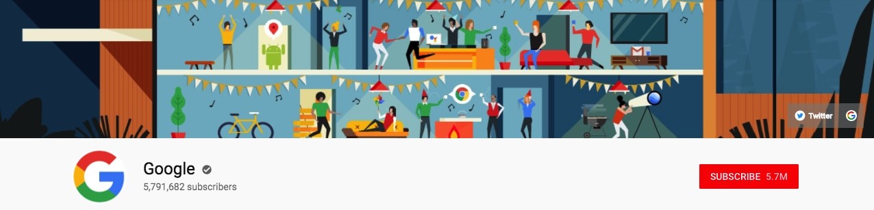 Google Youtube banner