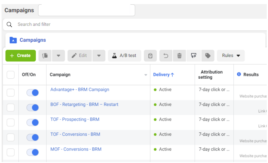 Meta ad manager