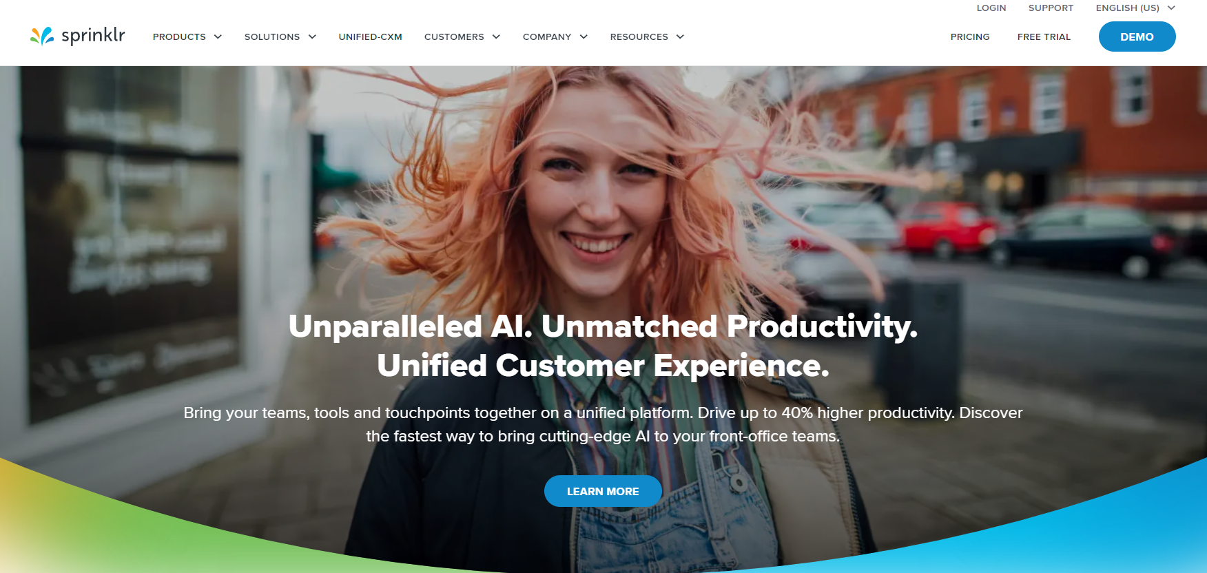 Sprinklr website