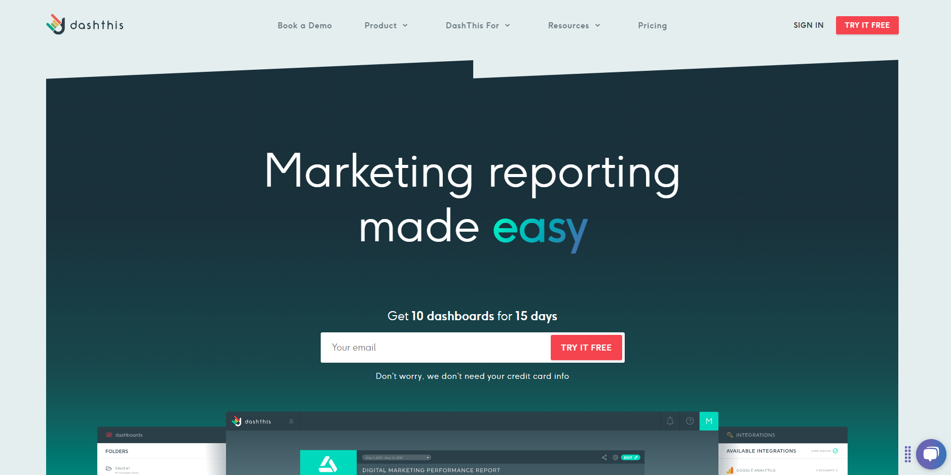 Dashthis website