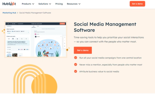 HubSpot website