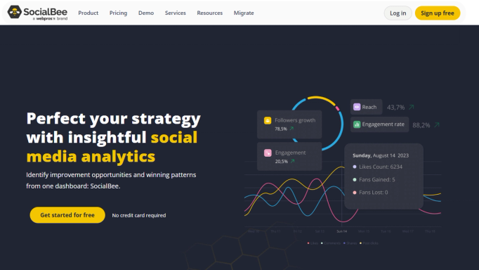 SocialBee website