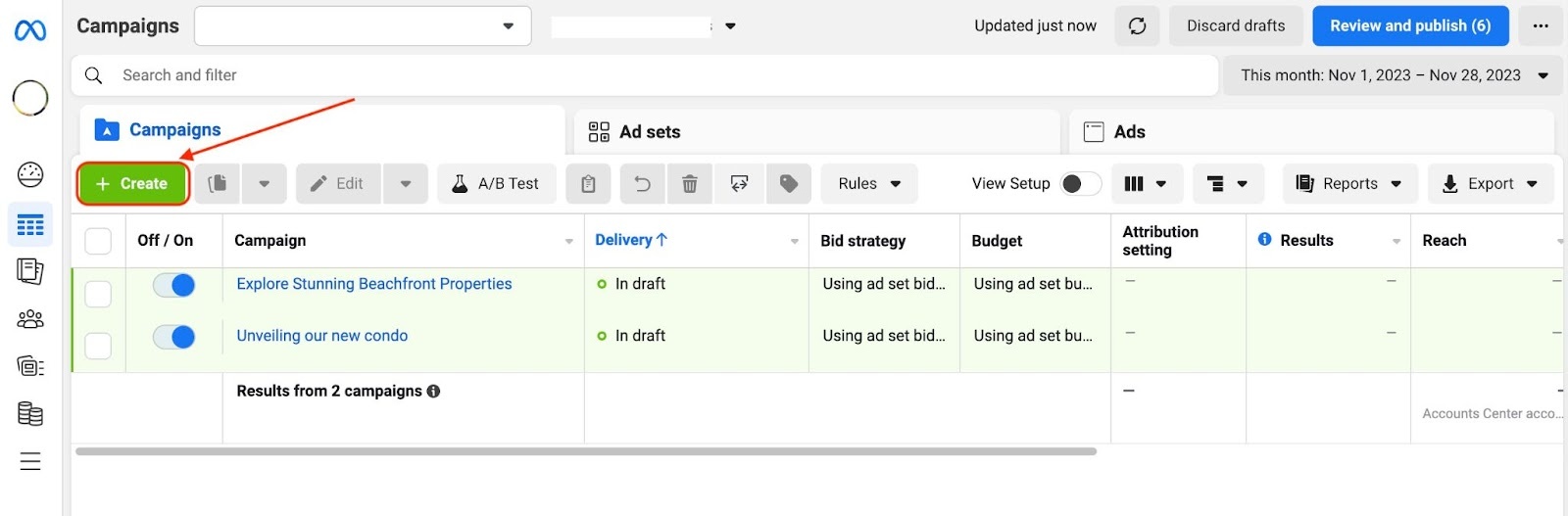 Meta ads manager