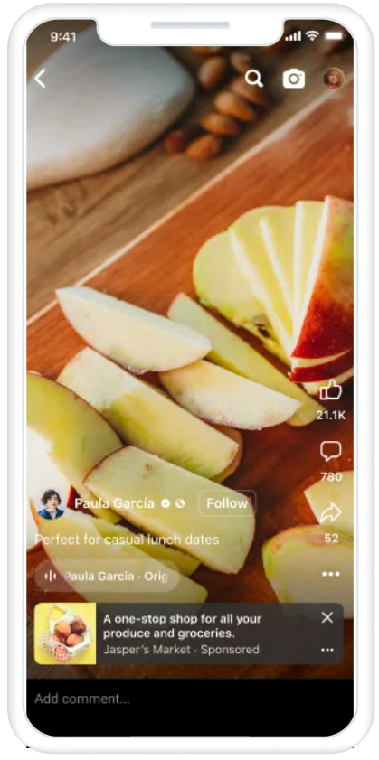 Facebook reels ads