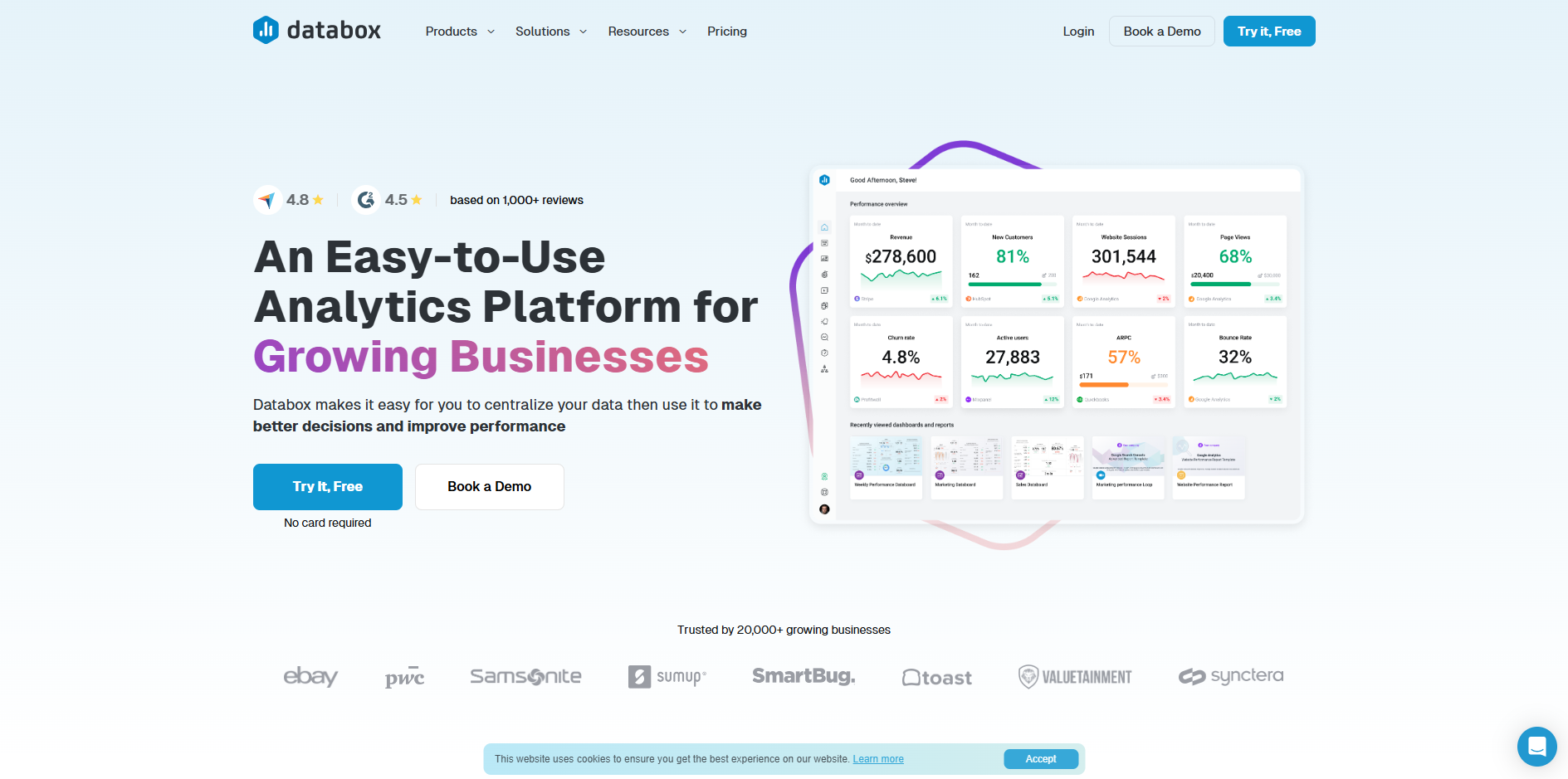 Databox website