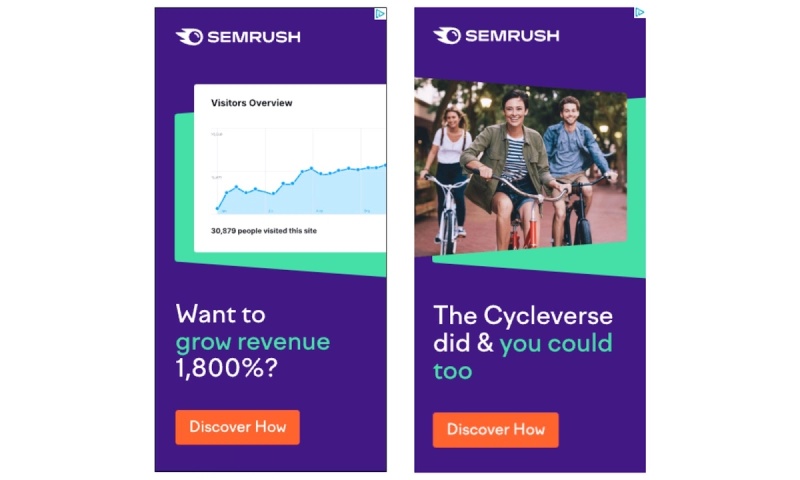 Semrush static ad