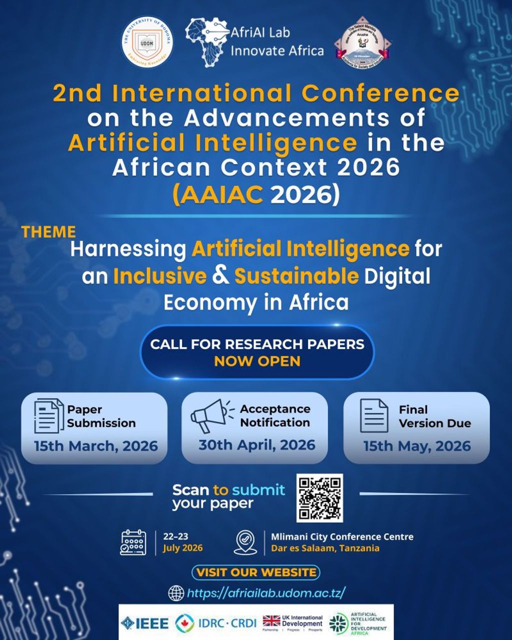 2nd International Conference on Advancements in Artificial Intelligence within the African Context 2026