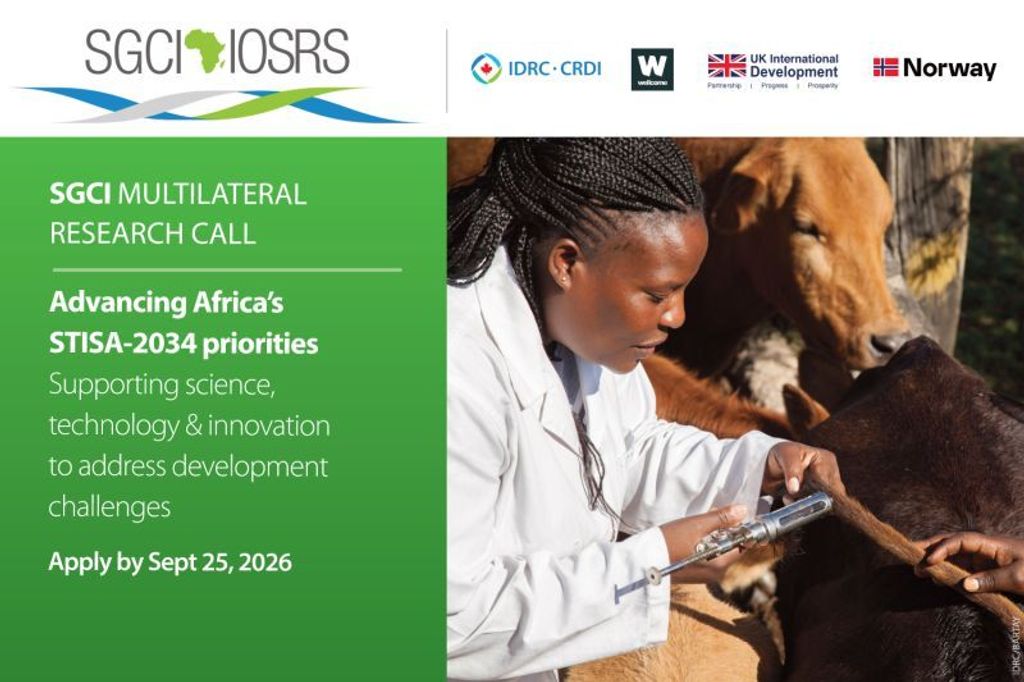 Advancing Africa’s STI Priorities: SGCI Multilateral Research Call in support of STISA 2034