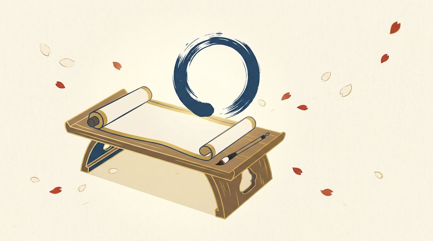 安岡正篤の干支の活学──巻物と禅の円相が象徴する東洋哲学の深み