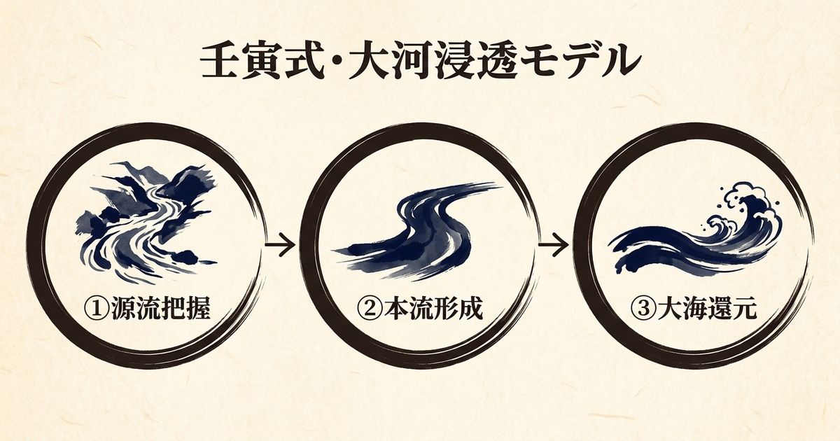 壬寅式「大河浸透モデル」の3段階
