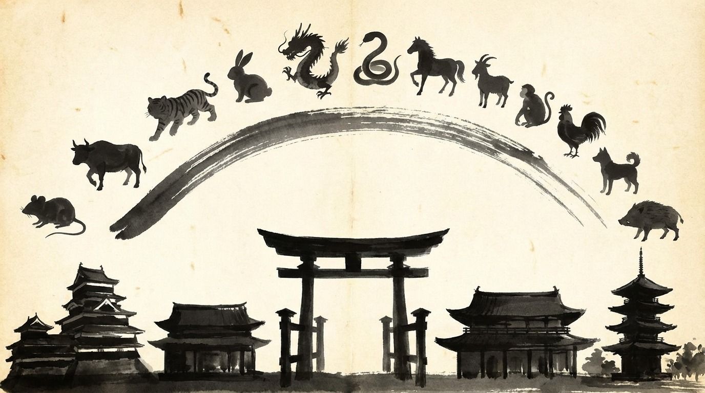 日本に伝来した干支文化