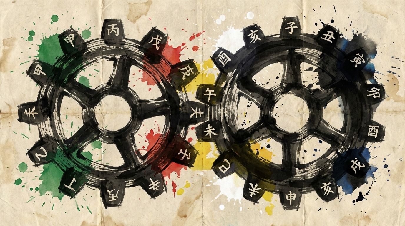 干支の組み合わせ｜十干と十二支の60通りを体系的に理解する