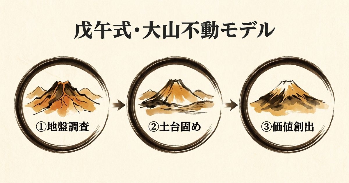戊午式「大山不動モデル」──3つの段階で信頼を築く