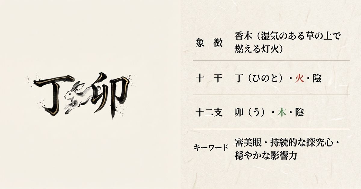 内なる探究心が創造の炎を生む──丁卯の五行関係