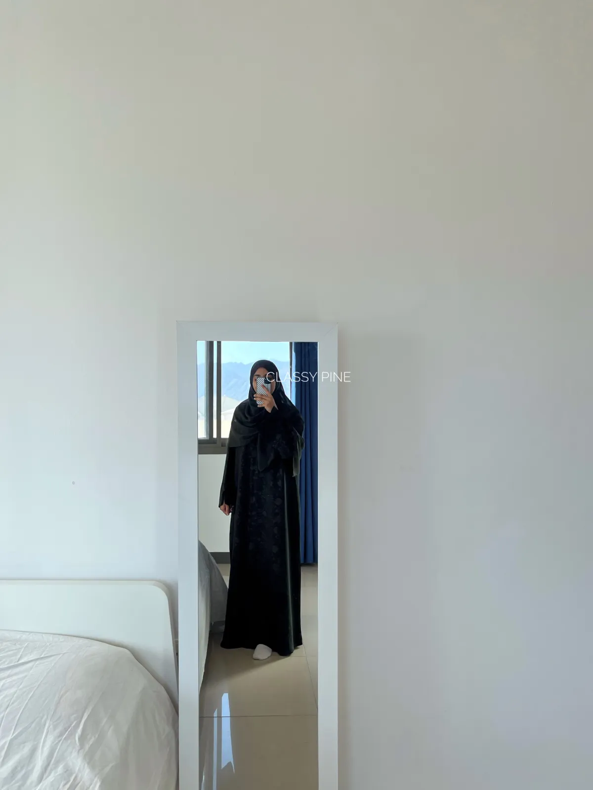 Classy Pine Abaya - View 4