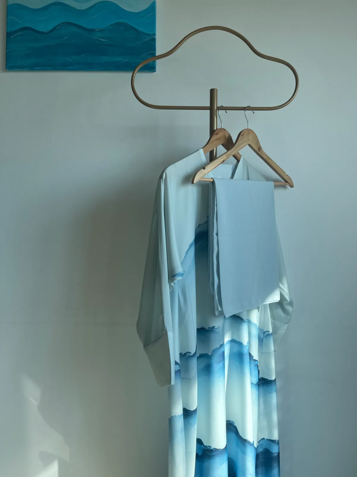 Classic Mawja abaya - View 3