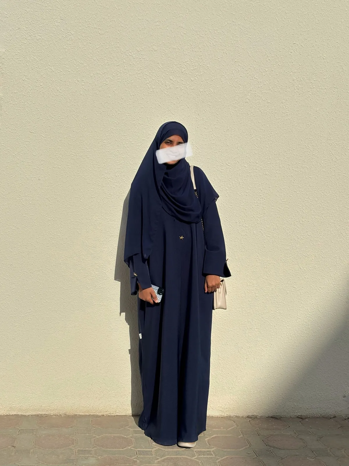 Starfish Wave Abaya - Midnight Navy