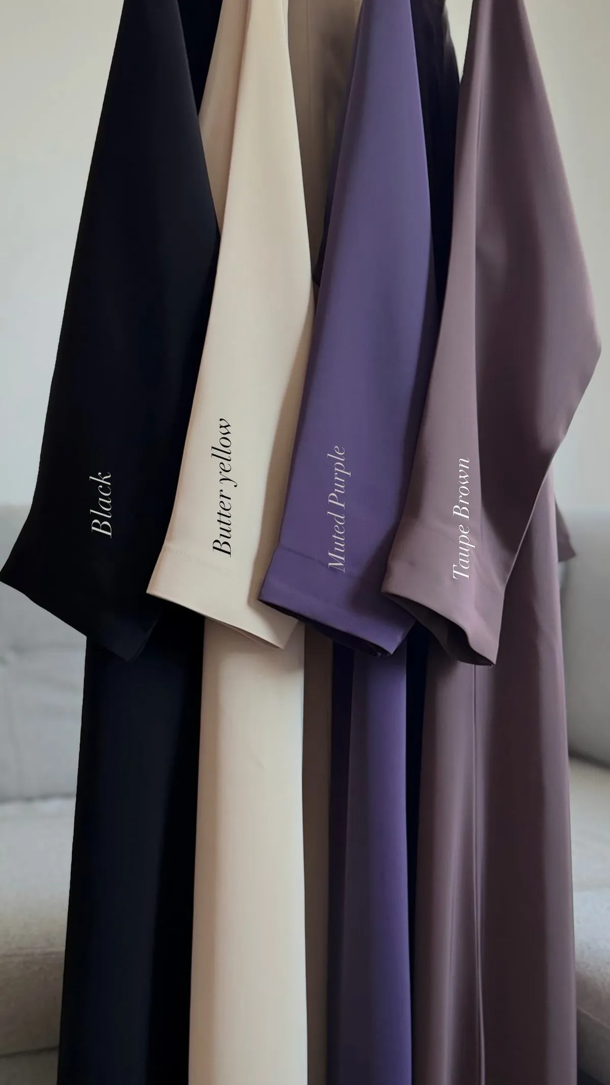 Taupe Brown Comfy Abaya - View 4