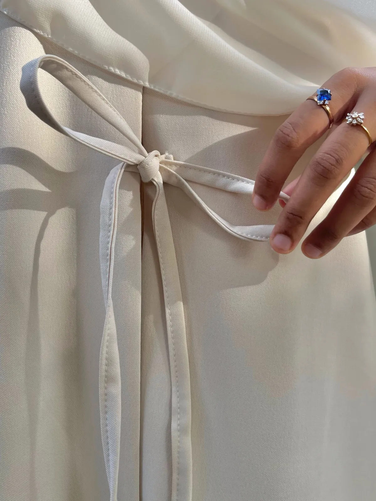 Noor Off-White Abaya - View 2