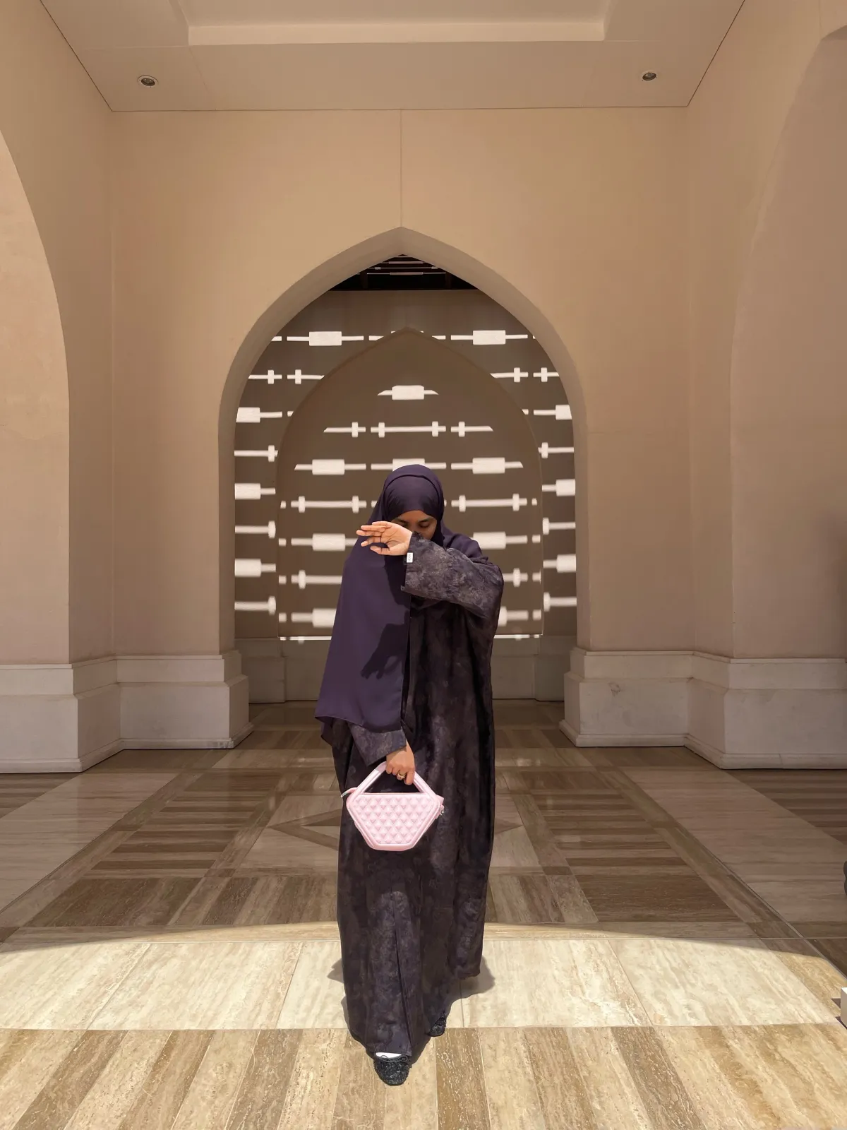 Plum Paisley Premium Abaya