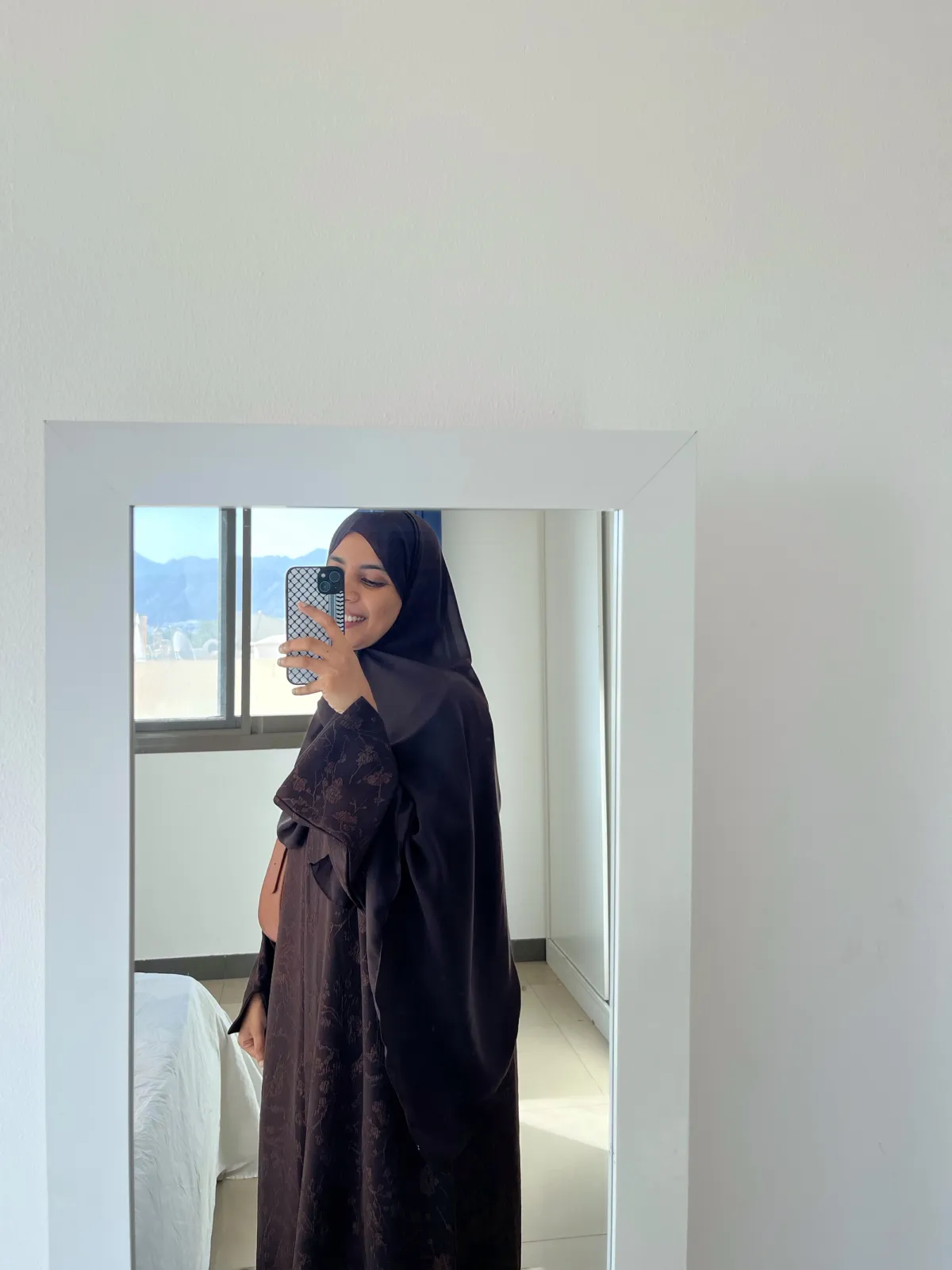 Classy Cocoa Abaya  - View 3