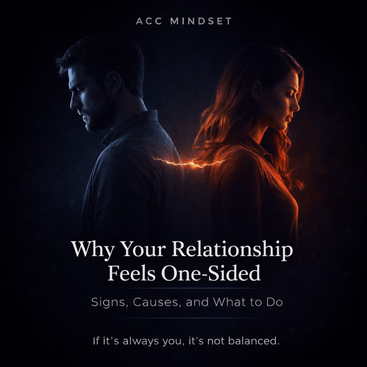 Why Your Relationship Feels One-Sided (Signs, Causes, and What to Do)