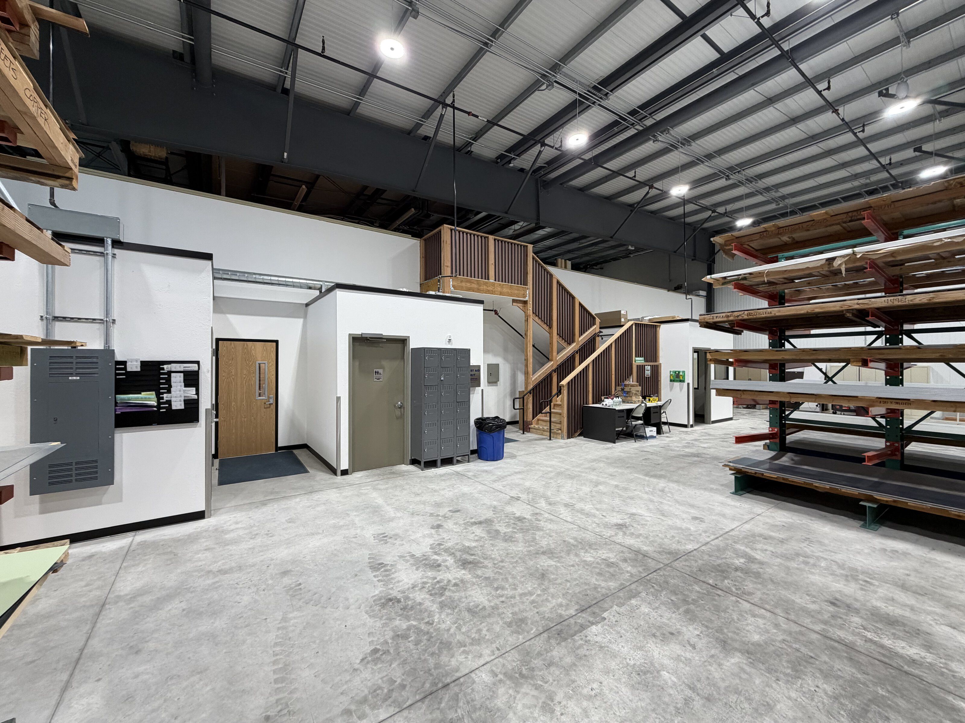 Material Storage and Shop Floor