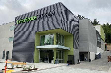 Font Facade of Extra Space Storage Building