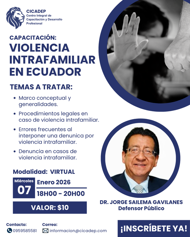 Afiche: Violencia Intrafamiliar en Ecuador