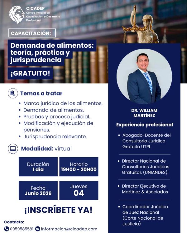 Afiche: Demanda de alimentos: teoría, práctica y jurisprudencia
