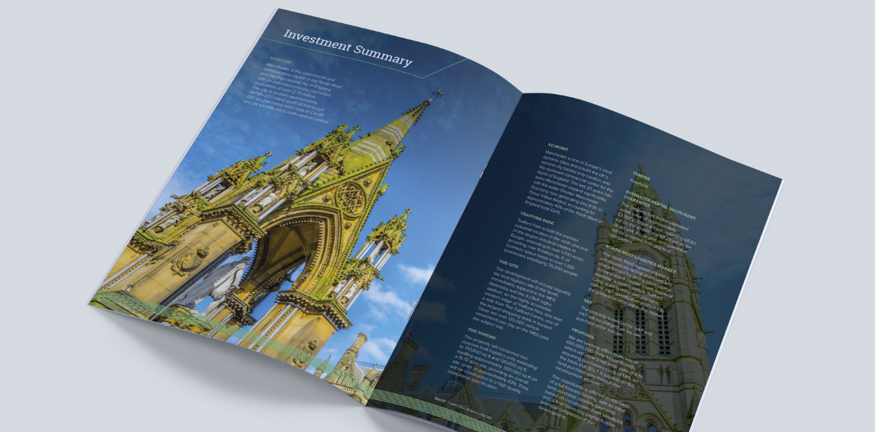 TX investment brochure inner pages for Cole Waterhouse