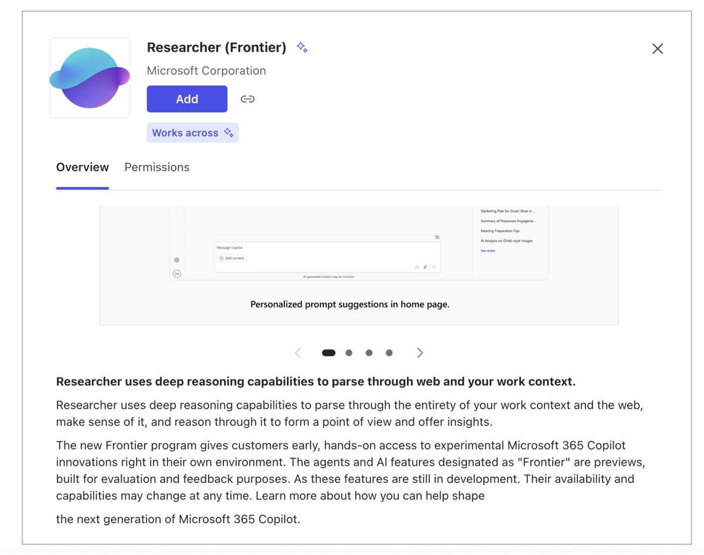 Deep Reasoning capabilities to parse through web and work context
