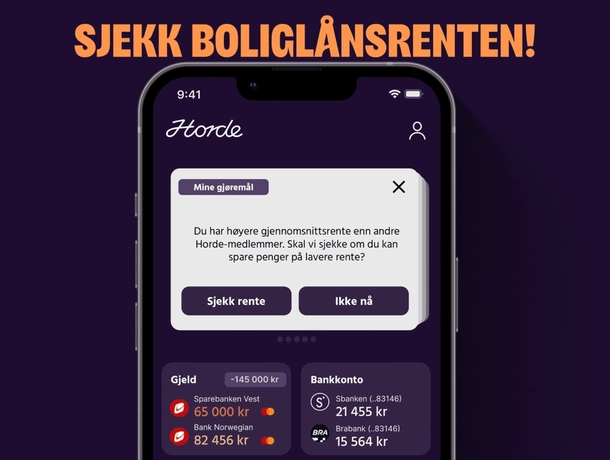 Sjekk boliglånsrenten din