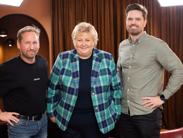 Erna Solberg var gjest i Økonomiamatørene