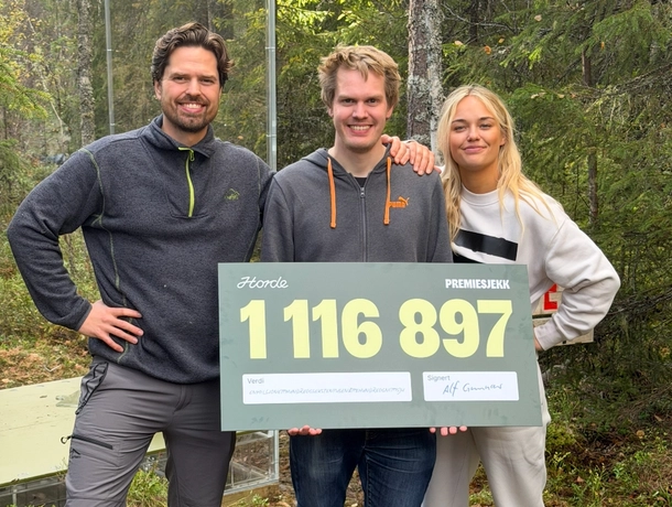 Knut (33) fant kassen og vant 1,1 millioner