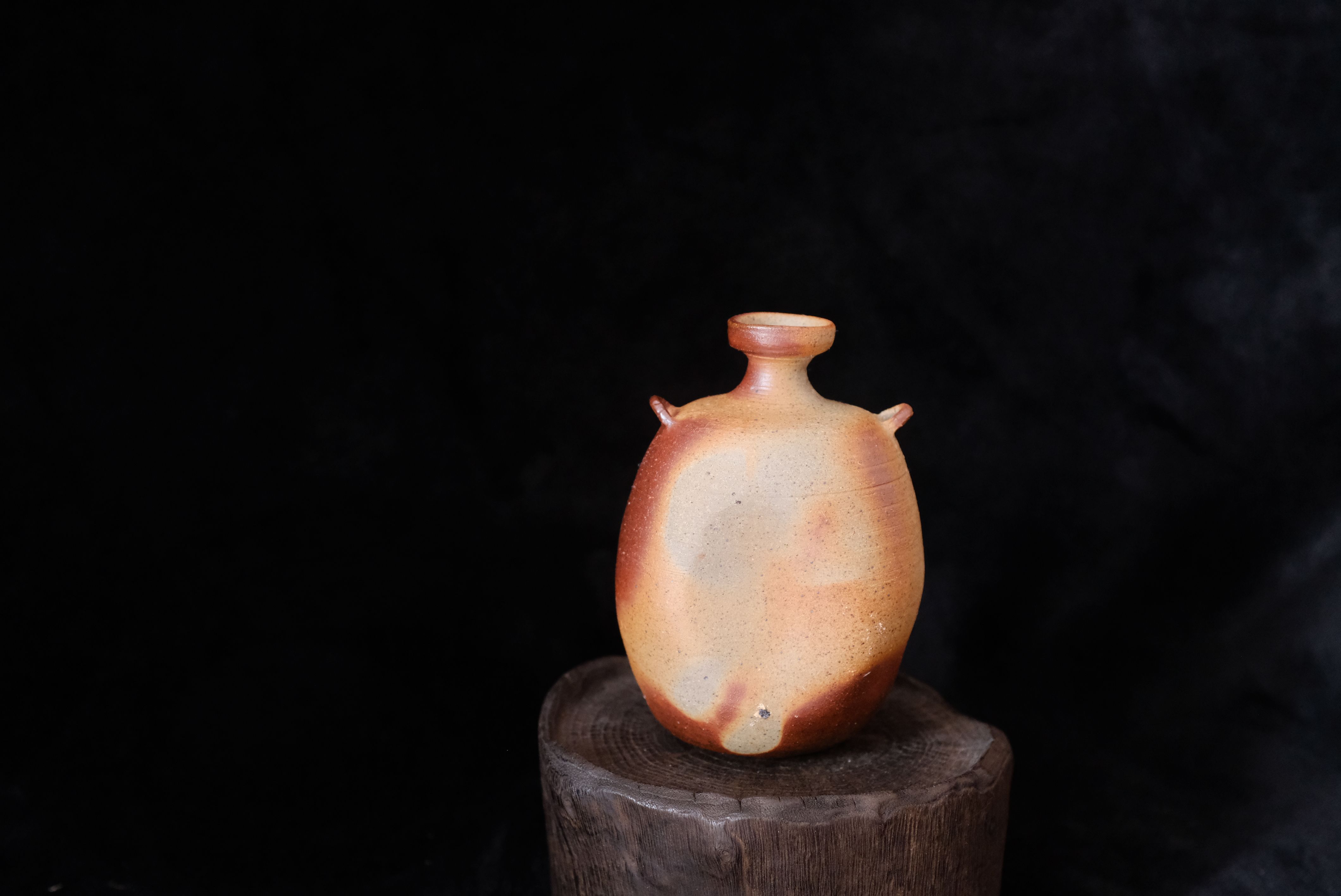 wood fired bud vase