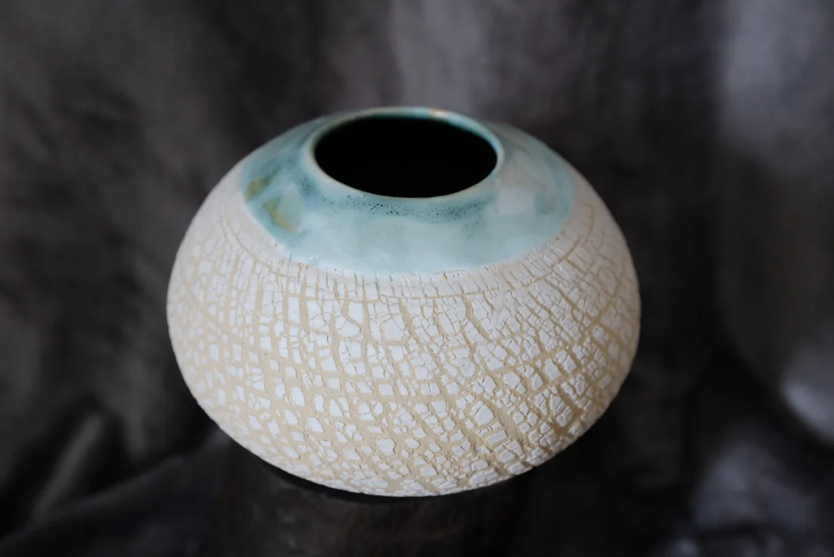 Textured vase