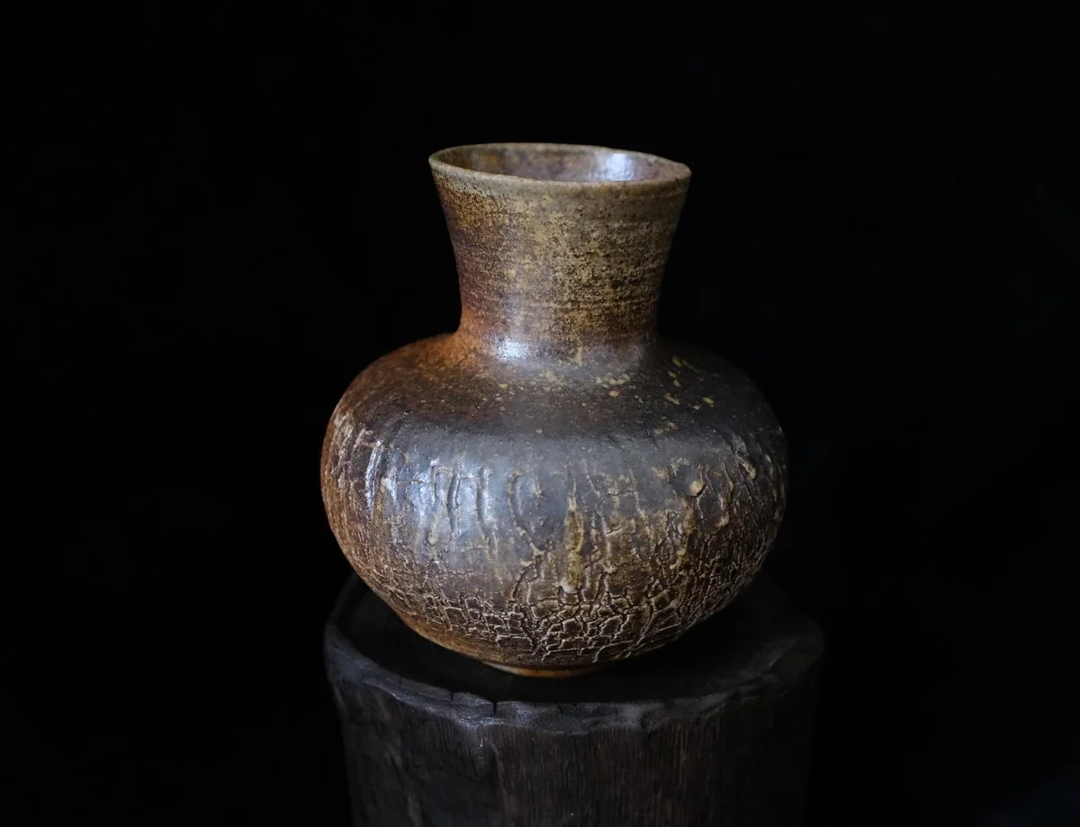Wood fired vase 1