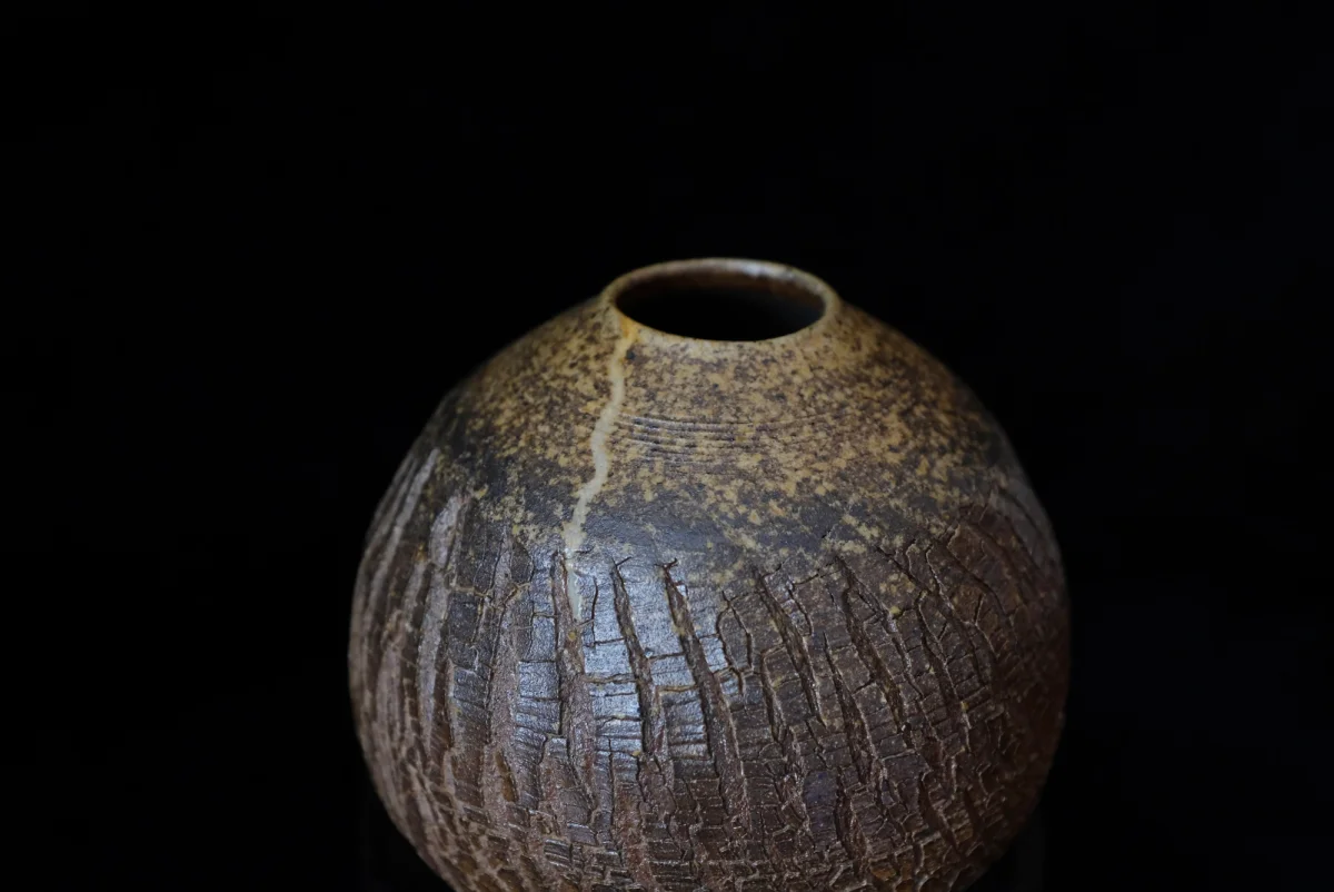 Wood fired vase