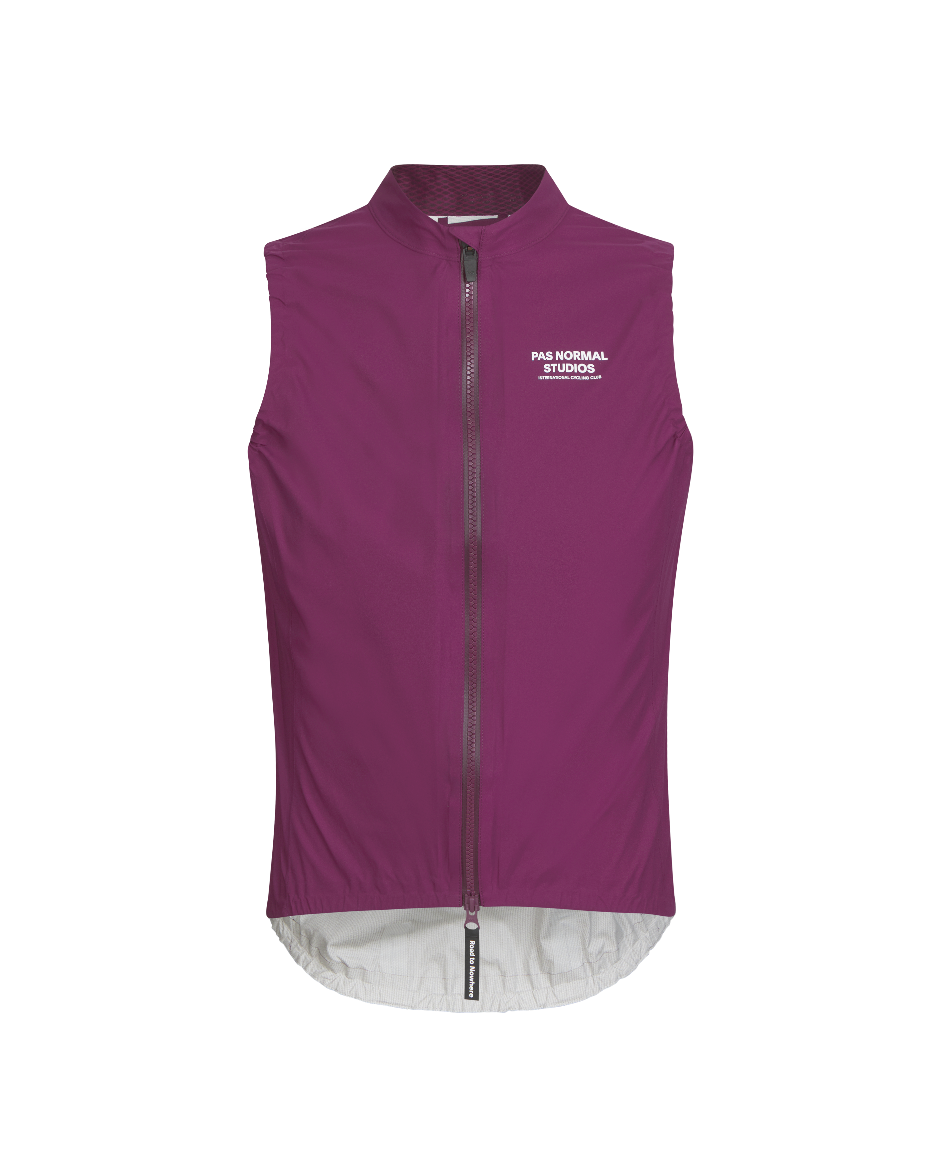 Pas Normal Studios logo-print lightweight cycling vest - Purple