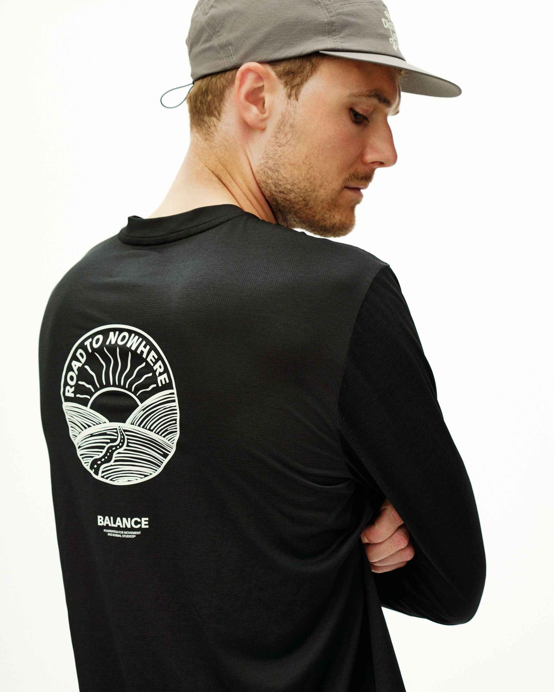 Men's Balance Long Sleeve T-Shirt | Pas Normal Studios