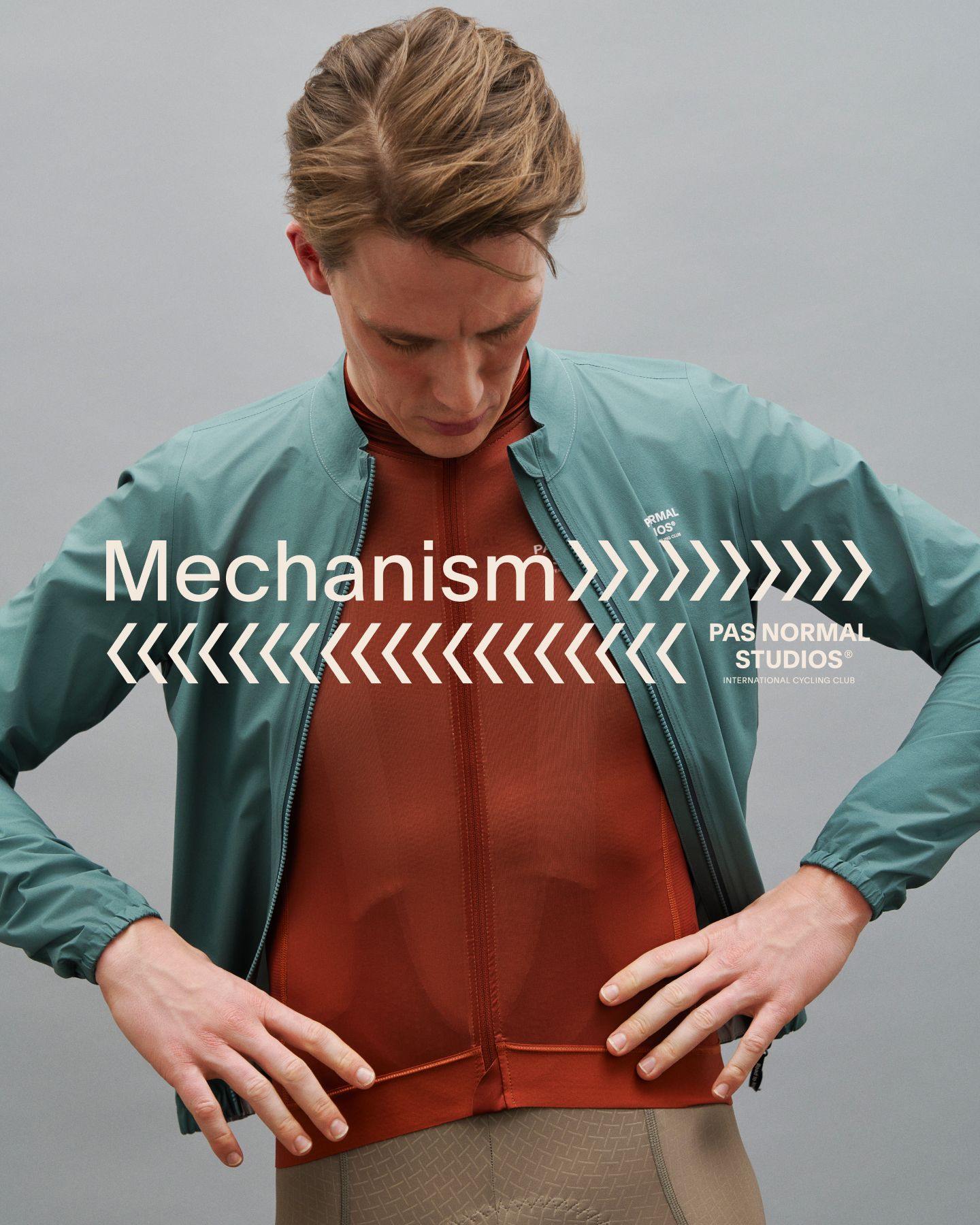Men's Mechanism Rain Jacket - Dusty Teal