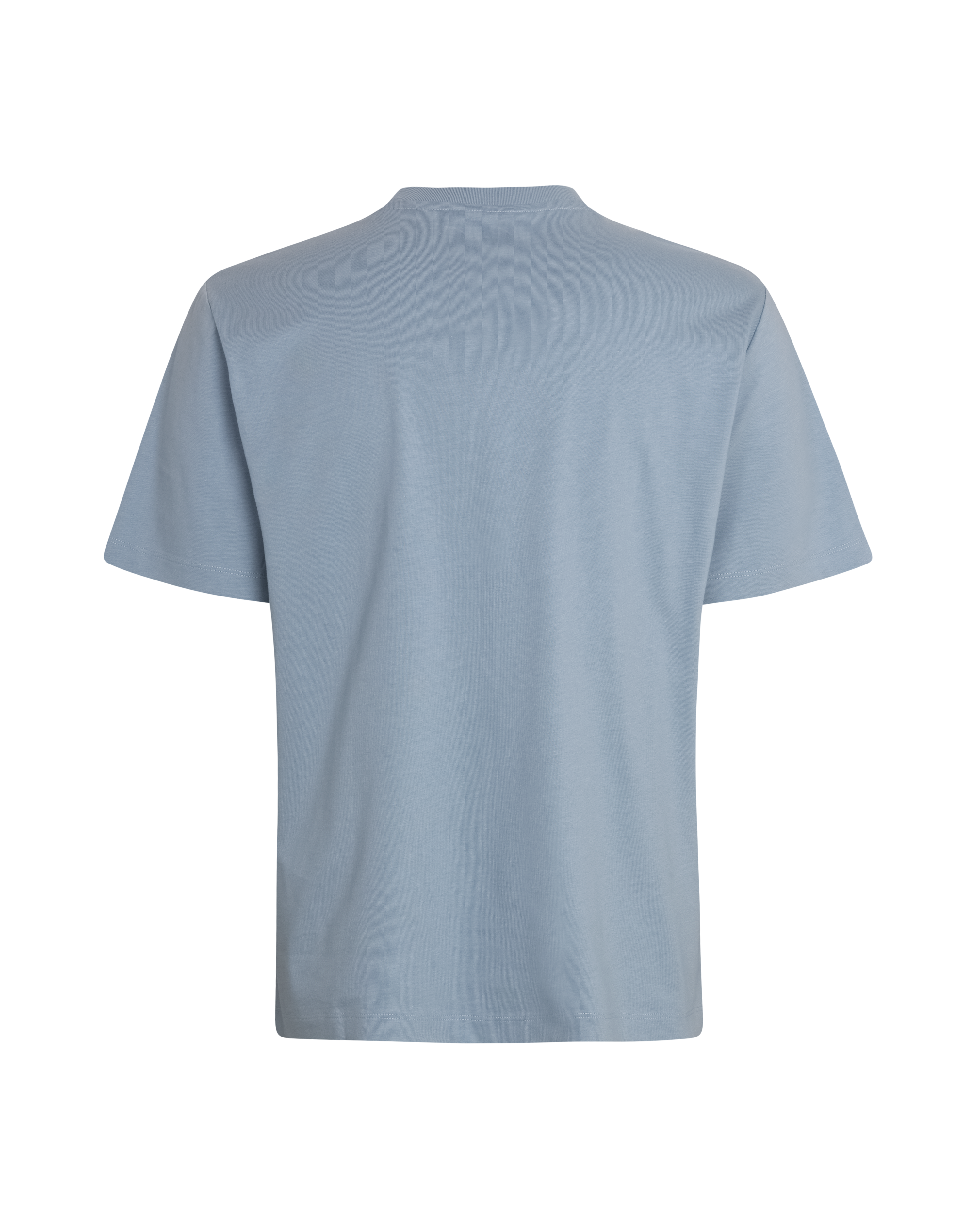 Light Blue Off-Race Logo t-shirt, rear flat lay view