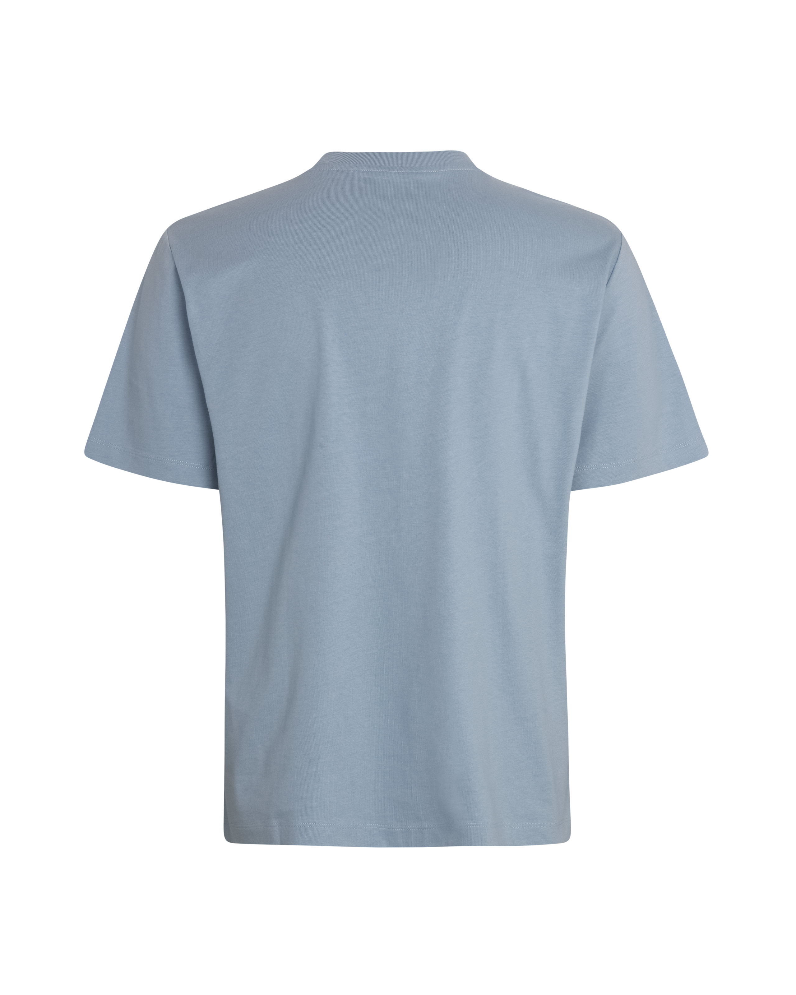 Light Blue Off-Race Logo t-shirt, rear flat lay view