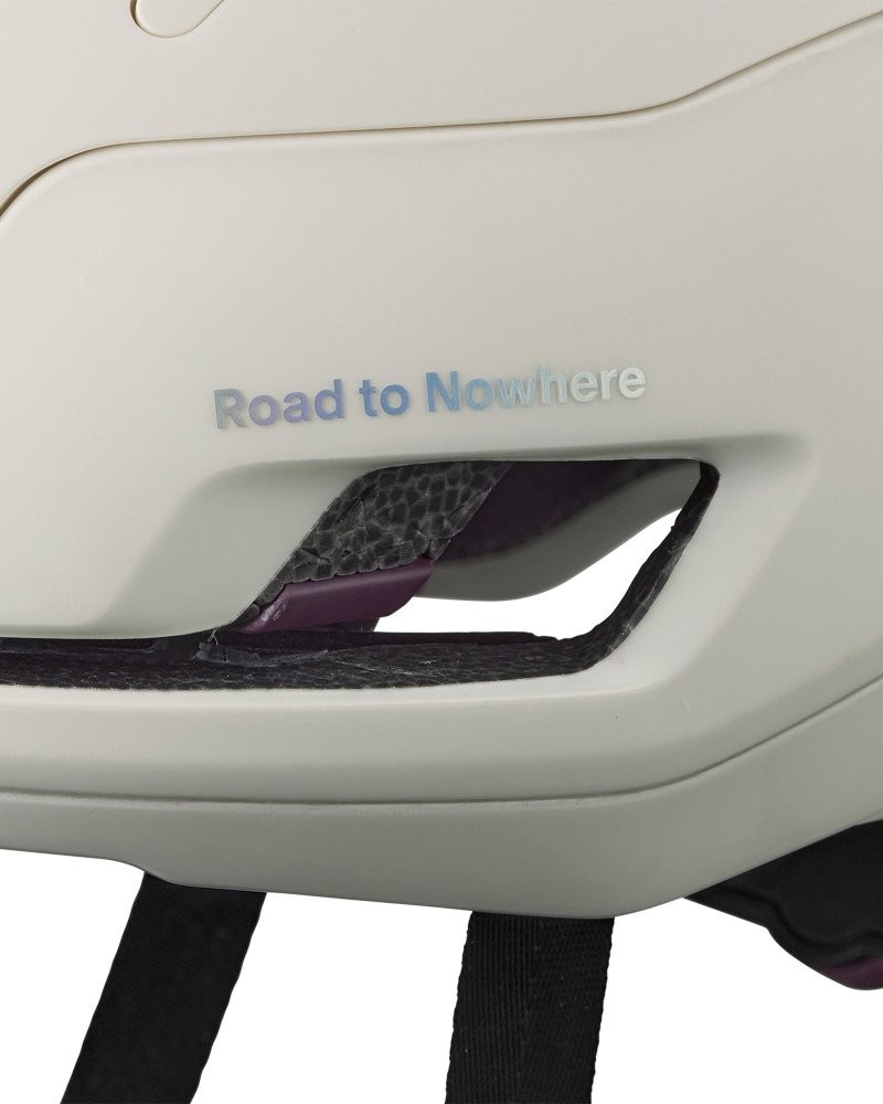 Off White Sweet Protection Falconer Aero 2Vi MIPS cycling helmet, detail view with ventilation port