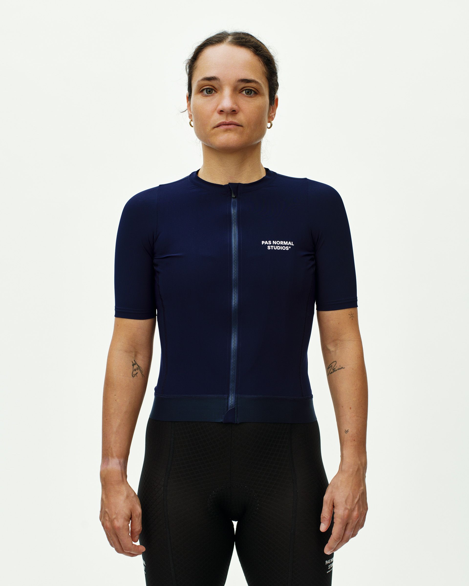 PAS NORMAL STUDIOS レディース サイクルジャージ 紺XS Women's Essential Jersey | Pas Normal Studios