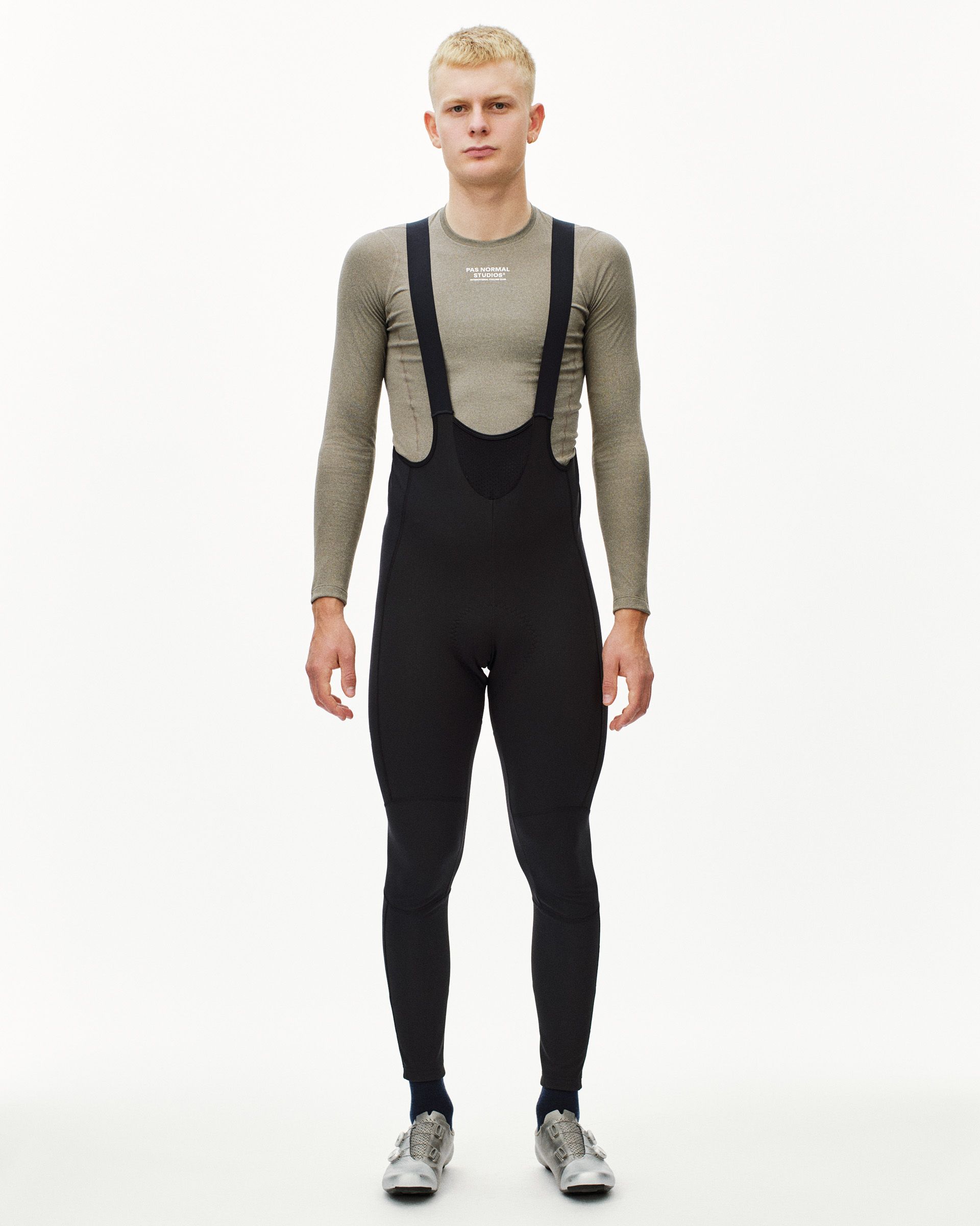 PAS NORMAL STUDIOS ビブタイツ ブラック Men's Mechanism Deep Winter Long Bibs | Pas Normal Studios