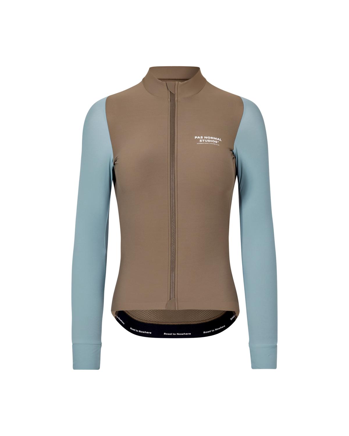 パスノーマルスタジオ サイクルウェア レディース ブルー Women's Mechanism Long Sleeve Jersey | Pas Normal Studios