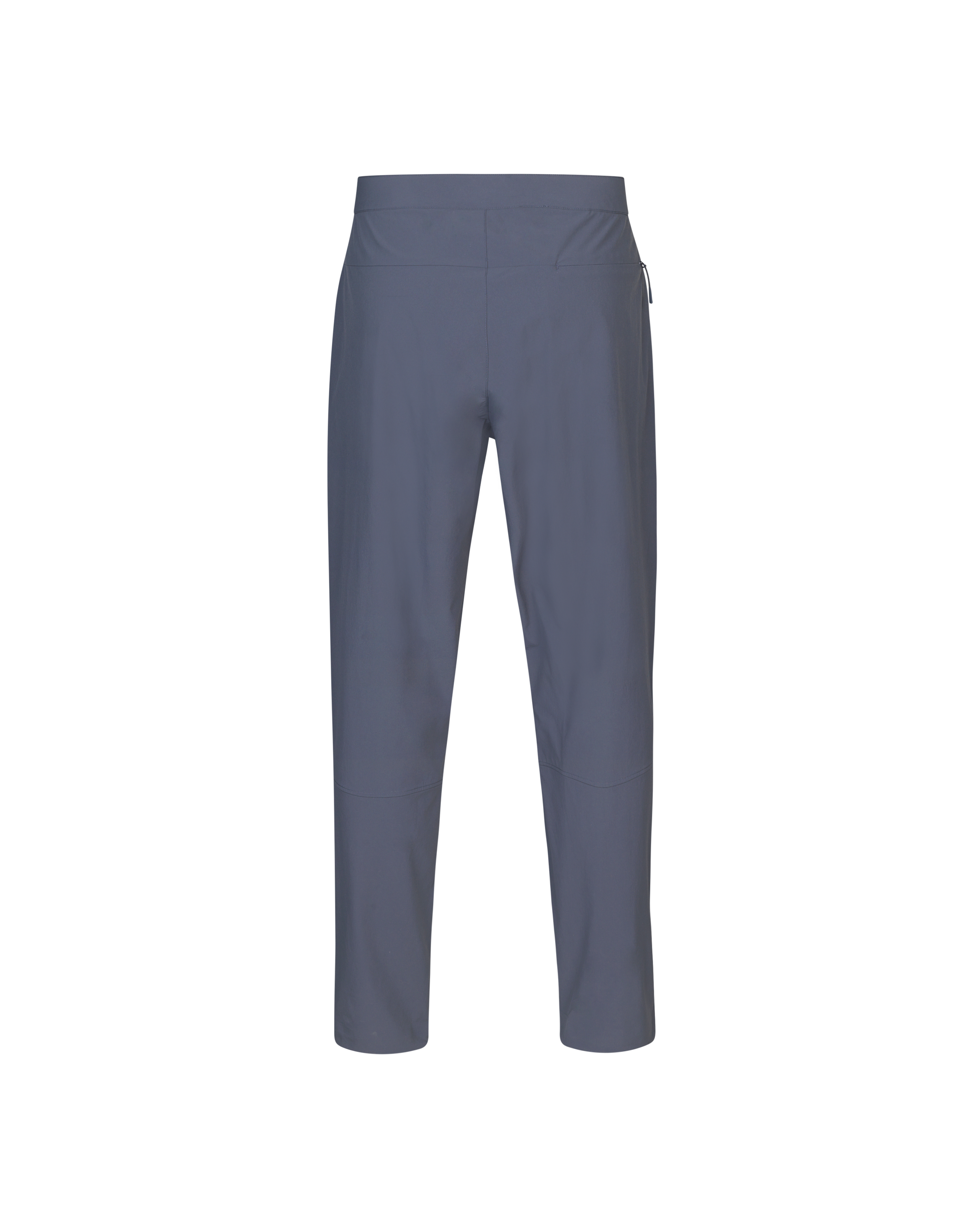 Blue Off-Race pants, front flat lay with side zip pocket